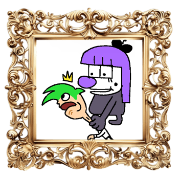 The day I met Cosmo, drawn by Ms. Capgras.